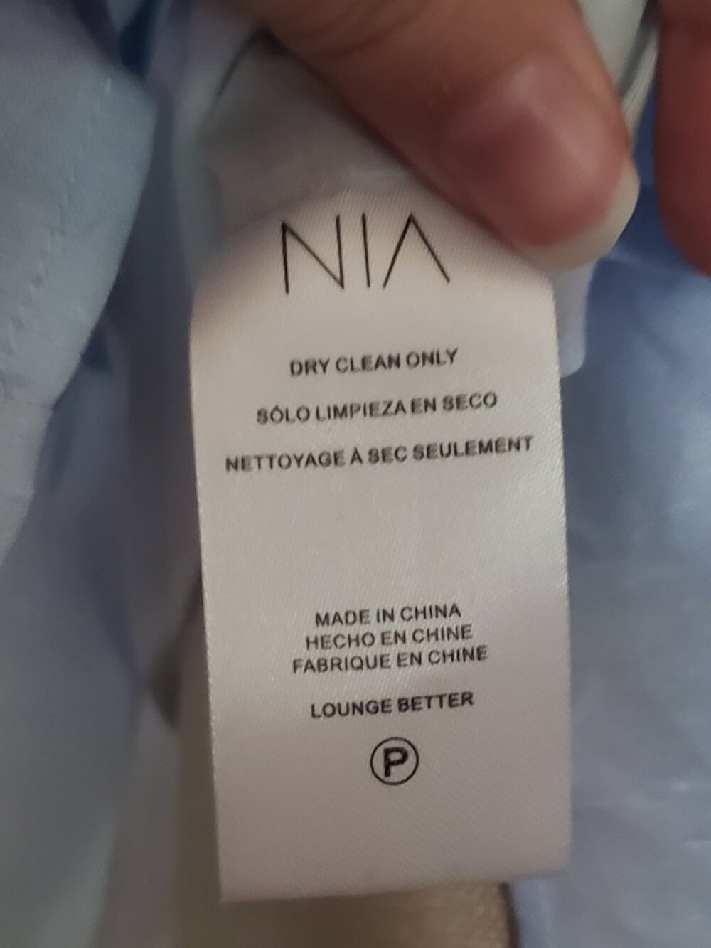 NIA light blue puff sleeve babydoll mini dress - Picture 8 of 9
